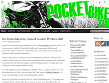 Tablet Screenshot of pocketbike-zone.de